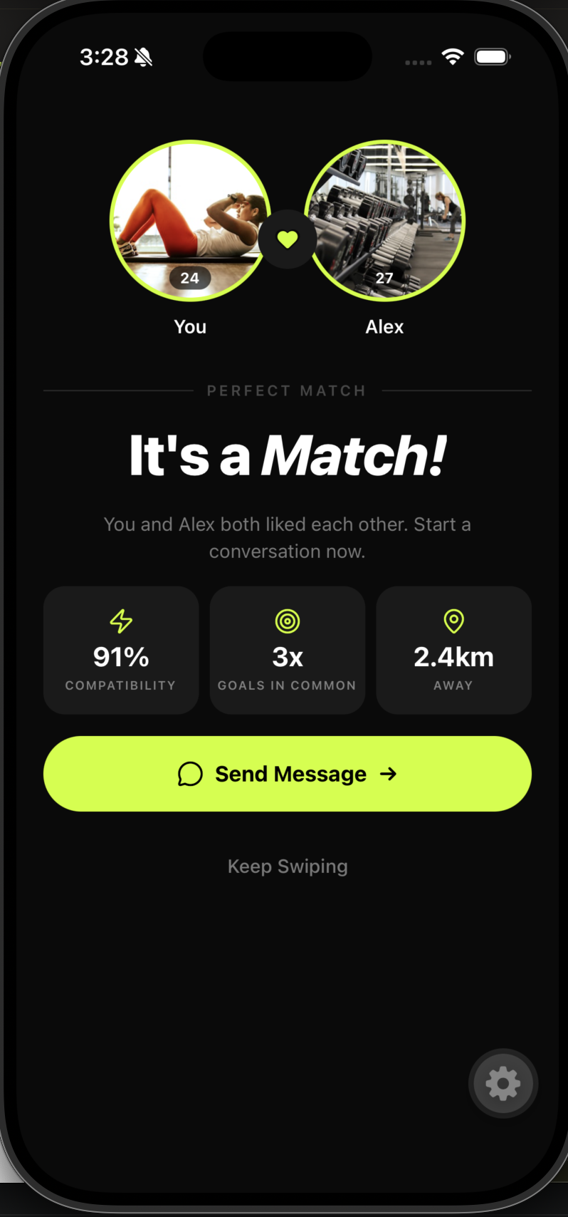 Chat screen